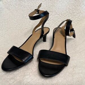 Naturalizer Black Ankle Strap Heels Tinda